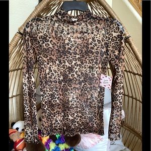 A Free Kisses leopard print top